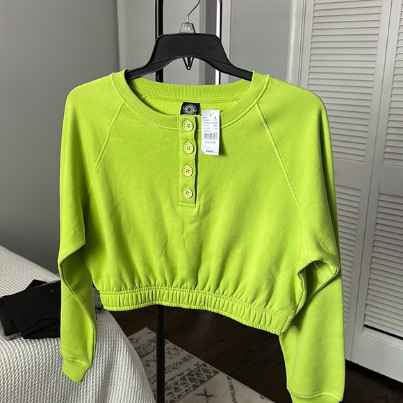 Pacsun Scrunched Cropped Sweater - Picture 2 of 6